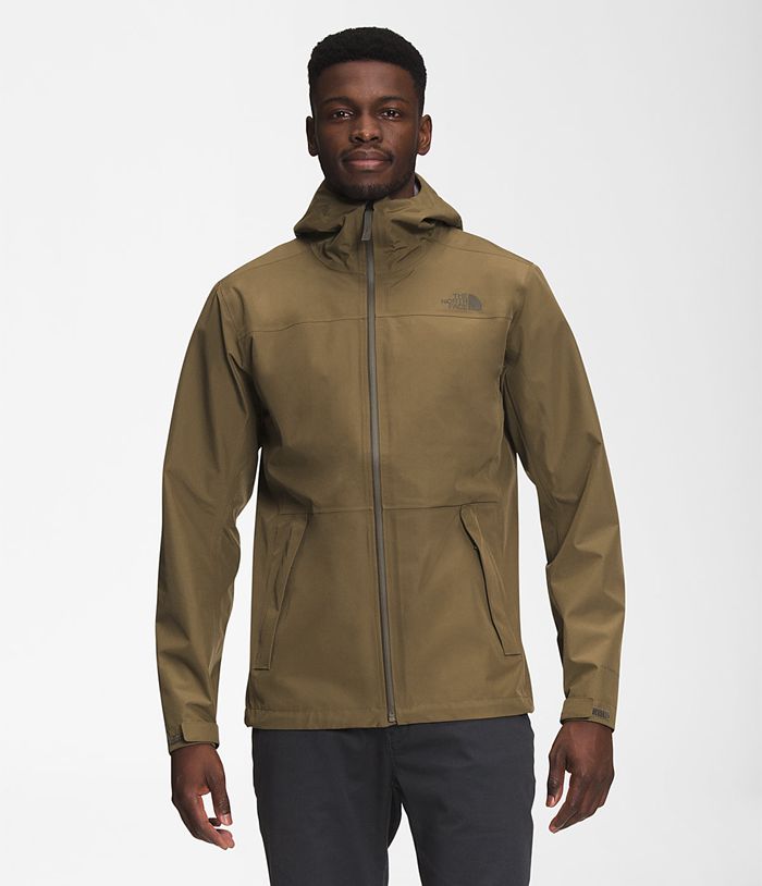 The North Face Regenjas Heren Dryzzle Futurelight™ GSWR41932 - Olijfgroen